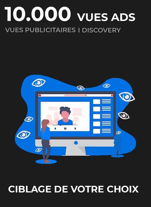 Campagne Discovery Youtube Ads 10k Vues